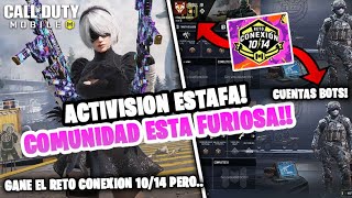 ACTIVISION LA CAGO... LO ESTAN FUNANDO! POR RETO 10/14  COMUNIDAD ENOJADA COD MOBILE | Dimitry