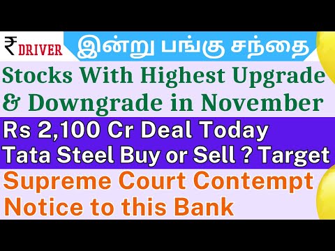 TATA Steel | Tata Motors | Tamil share market news | Axis Bank | RVNL | Eicher Motors | Hero MotoCor