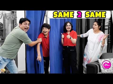 SAME 2 SAME | Telepathy for 24 hrs | Aayu and Pihu Show