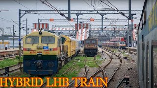 TRAIN Journey in Rare Hybrid LHB Coaches - Triveni Express | Indian Railways !!