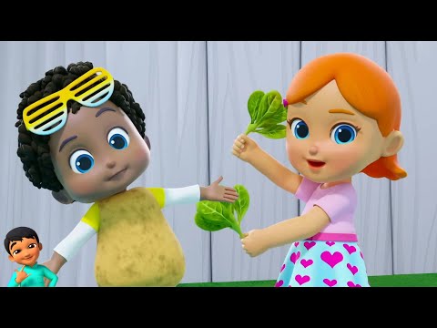 आलू बोला मुझको खालो | Aloo Bola Mujhko Khalo | Popular Rhymes in Hindi and Kids Cartoon