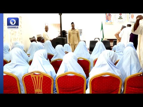 YouTube video thumbnail: Maga Schoolgirls Handed Over To Parents After Rescue