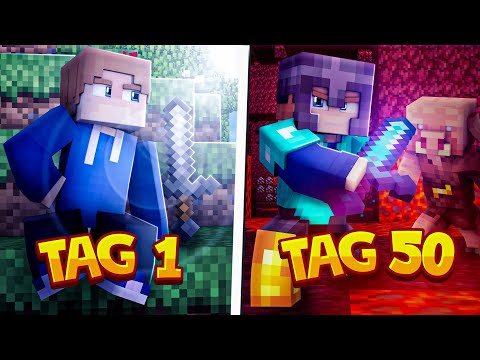 Ich habe 50 Tage in Hardcore Minecraft überlebt und das ist passiert...