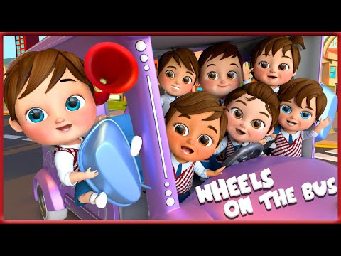 Wheels on the Bus | + Nursery Rhymes | Banana Cartoon