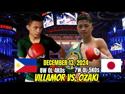 VILLAMOR vs OZAKI DEC 13 2024 UNDEFEATED FIGHT! HAPON 2X BAGSAK SA PINOY