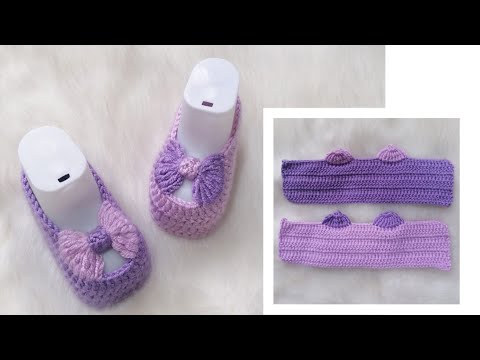 حذاء كروشيه بشكل جديد سهل للمبتدئين crochet easy shoes