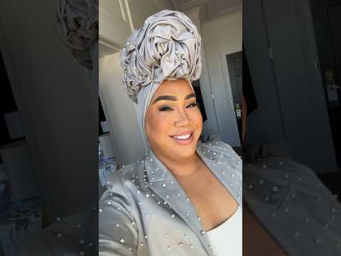 My #turban #tutorial 👨🏽‍🦲If it’s a heavy material my neck hurts 😂 #fashion #bts