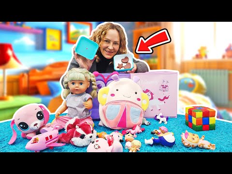 Baby Born Spiele - Plätzchen und Spielzeuge. Puppen Video für Kinder mit Nicole und Baby Born