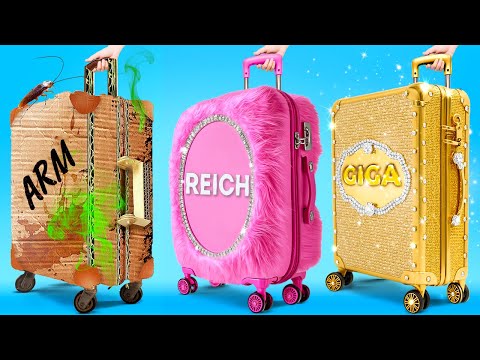 Reiche vs. arme Eltern im Urlaub! Die besten Reise-Hacks enthüllt von 123 GO!