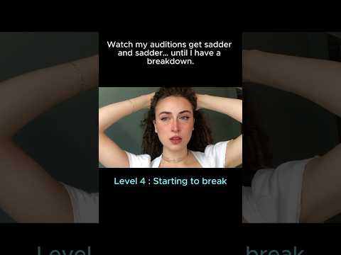 Ranking my auditions from happiest to saddest