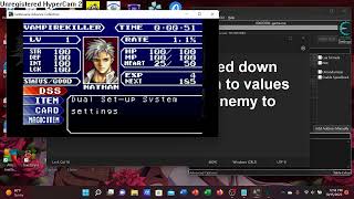 How to Lock Your Level at 1 in Castlevania the Advance Collection with Cheat Engine
