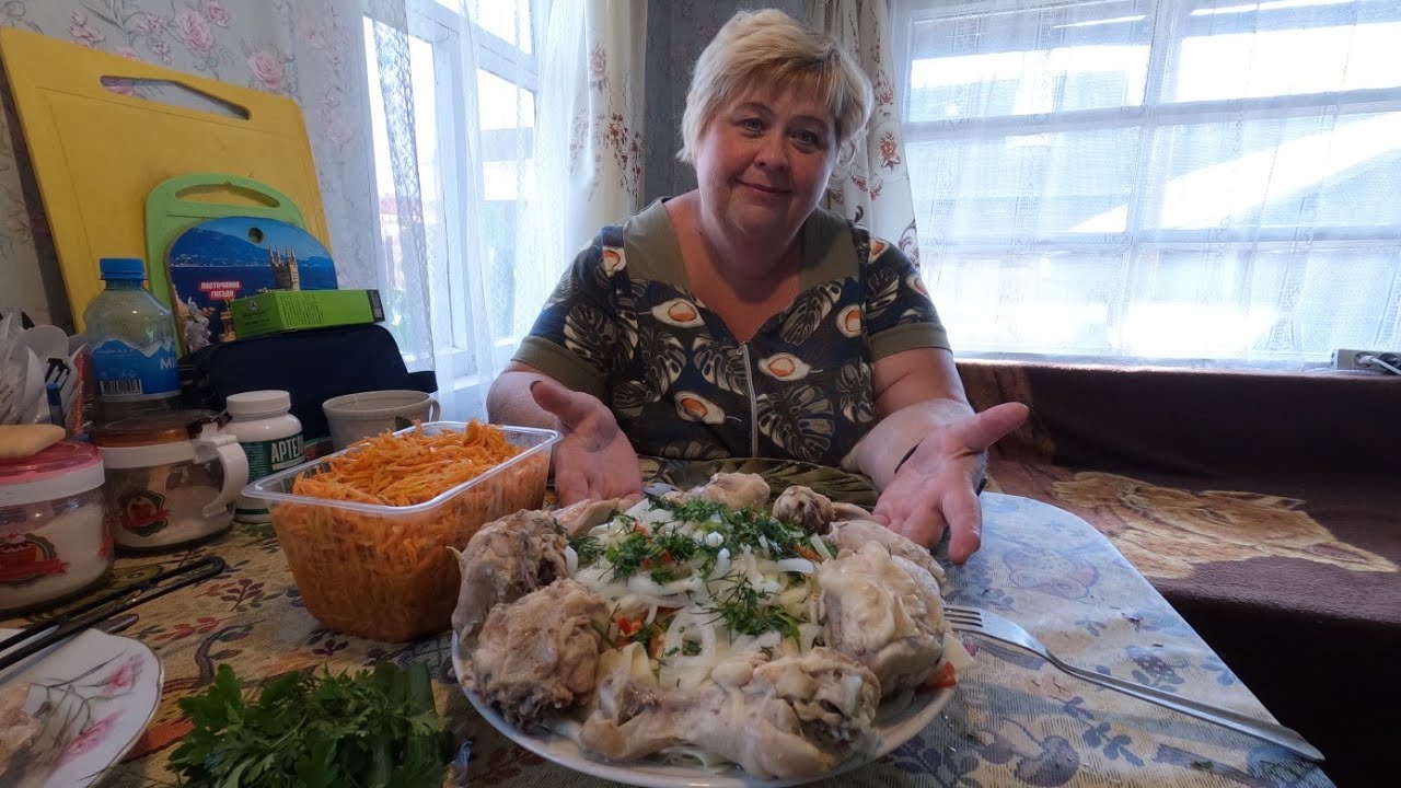 Готовим БЕШБАРМАК с курочкой/ Мини мукбанг/