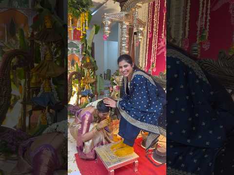 వరలక్ష్మీ వ్రతం with @NeverEndingTales #rjkajal #priyankajainofficial #shivkumarofficial #pari