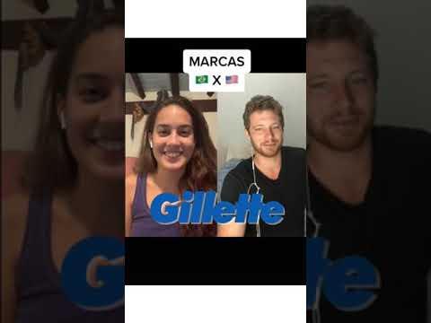 MARCAS FAMOSAS ( Inglês x Português Brasileiro) #shorts