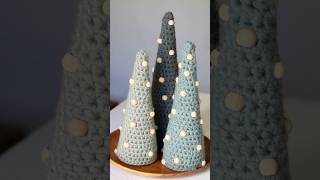 🎄🧶 Crochet Christmas Trees with Beads