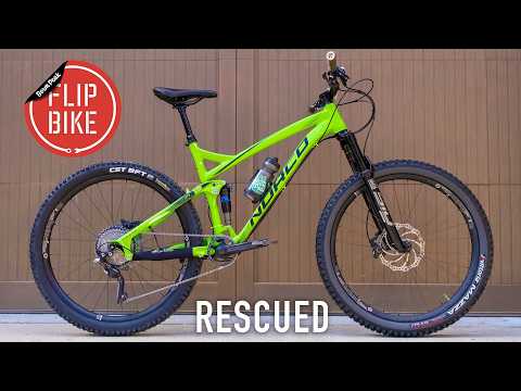 Restoring a Beat Up Full Squish For a Lucky Kid - Flip Bike