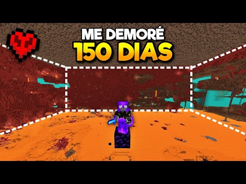 Miné 1.048.576 BLOQUES en el  NETHER en Minecraft Hardcore