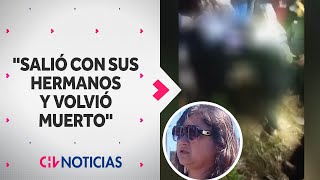 "NO TENGO PALABRAS": El desconsuelo de madre de joven que murió tras disparo de PDI en Puchuncaví