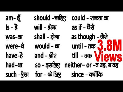 अँग्रेजी लिखना और बोलना सीखें / Useful Words Meaning / How to Speak / English कैसे लिखना-पढ़ना चाहिए
