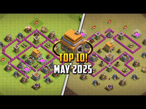 TOP 10! Town Hall 6 (TH6) Farming/Trophy Base Layout + Copy Link 2025 | Clash of Clans