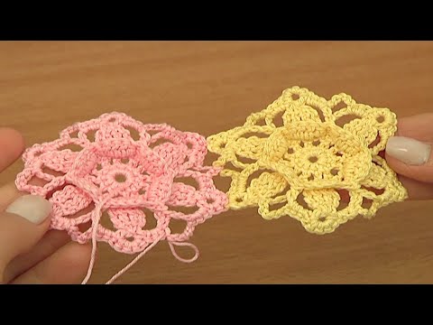 Crochet Easy Crochet Flower Pattern How to Join Motifs