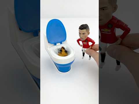 Satisfying with Unboxing 2 Ronaldo Toilet Clean Toys ASMR Videos #messi #ronaldo