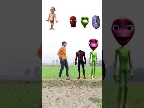 Spiderman,, joker & dancing dame tu cosita Correct the head matching game - magical #shorts