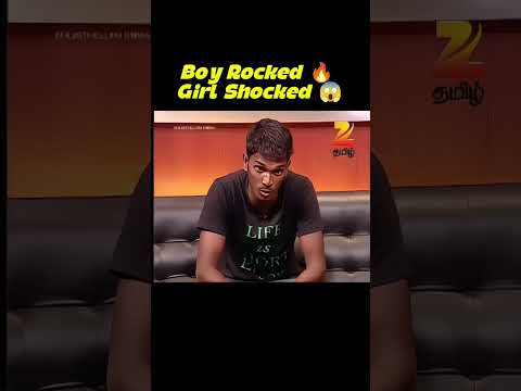 Man Rocked 🔥 Woman Shocked 😱😂😂 #neeyanaana #thamizhathamizha #vijaytv