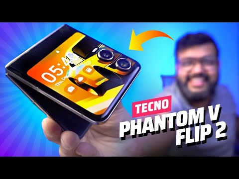 Tecno Phantom V Flip 2 REVIEW ⚡ Best BUDGET Flip Phone Under ₹35000 !!