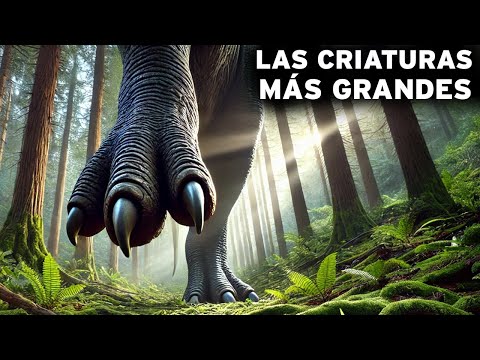 TITANES de la PREHISTORIA y de HOY : Los ANIMALES MÁS GRANDES DE LA HISTORIA DE LA TIERRA