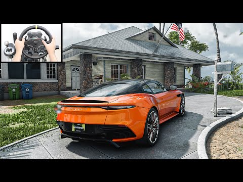 Aston Martin DBS - Crew Motorfest (Steering Wheel) No HUD Gameplay