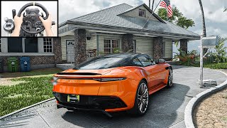 Aston Martin DBS - Crew Motorfest (Steering Wheel) No HUD Gameplay