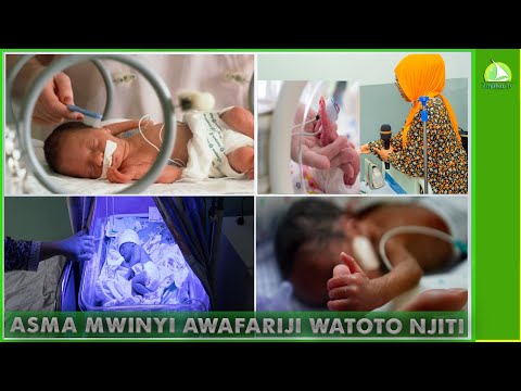 ASMA MWINYI AWAFARIJI WATOTO NJITI