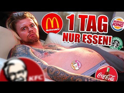 WER NIMMT SCHNELLER ZU? 24h essen!