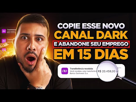 Replique Esse Novo Canal Dark e Faça no Mínimo 20 MIL Por Mês (Como Ganhar Dinheiro na Internet)