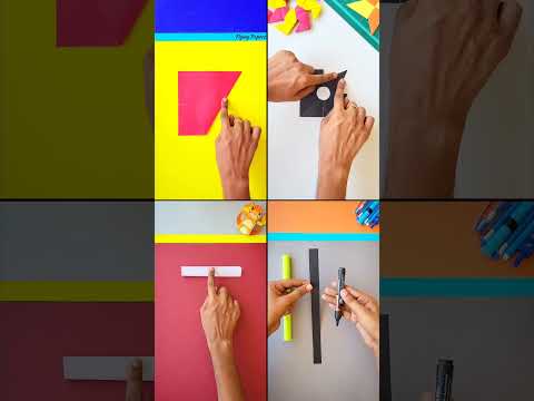4 Amazing paper flying toy , how to make a ninja star , paper blow gun , paper boomerang