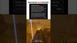 Major Ordered failed for Oshaune - Helldivers 2