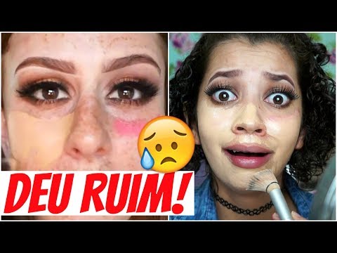 TENTEI REPRODUZIR UMA MAQUIAGEM DA MARI MARIA | OLHA O QUE ACONTECEU