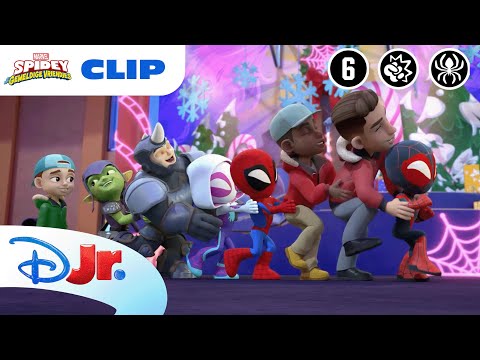 🕸️ Kerst met Spidey | Spidey en zijn Geweldige Vriendjes | Disney Junior BE