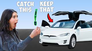 If You Catch The Keys, You Keep The Tesla!
