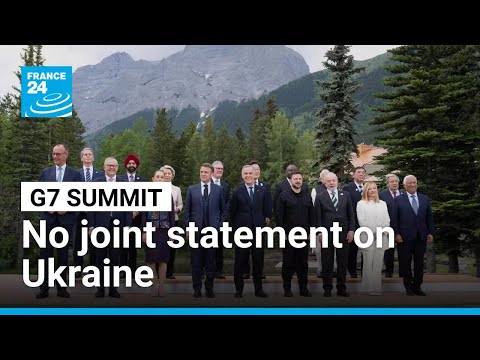YouTube video thumbnail: G7 Leaders United in Backing Israel, but No Joint Ukraine Statement