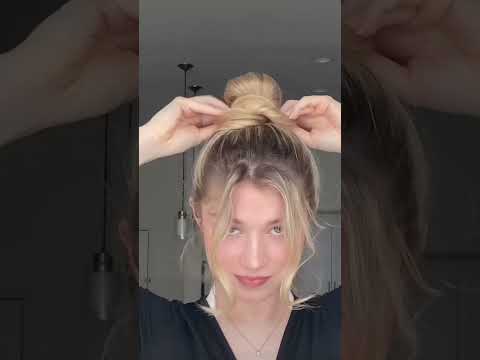 my favorite bun hack (don’t forget to tuck in the back ends:)?