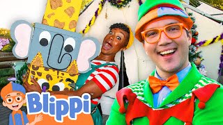 🎄 Can Blippi Help Santa Deliver Presents at the Zoo?