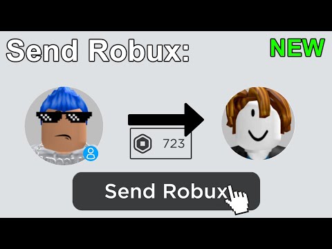 [NEW] How to Send ROBUX to Friends (ANYONE) Fastest Method - No Group Needed - 2023