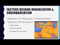 Mega-Cities and Urbanization Concepts