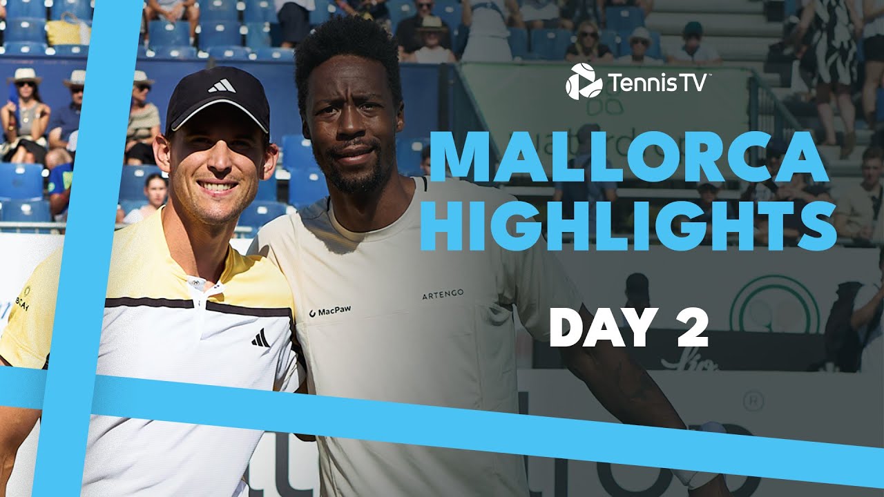 Thiem Takes On Monfils; Fognini & More Feature | Mallorca 2024 Day 2 Highlights