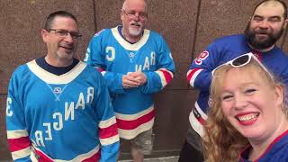 New York rangers post game