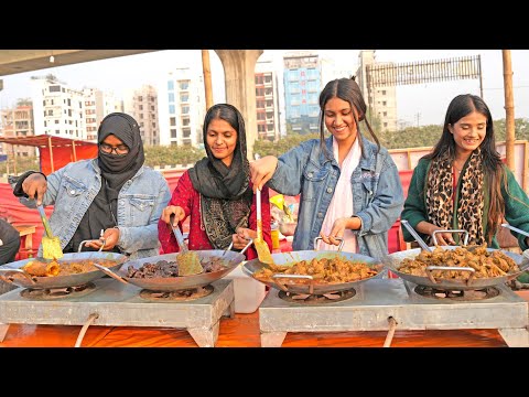 Beauty Queens Street Food Business! Amazing Duck Meat Cooking on Street