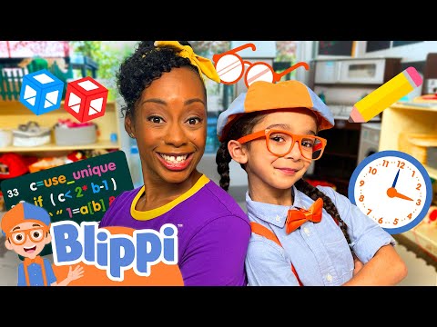 🍎 Teacher Meekah and Kid Blippi Play the ULTIMATE Back to School Challenge! Are you Ready?