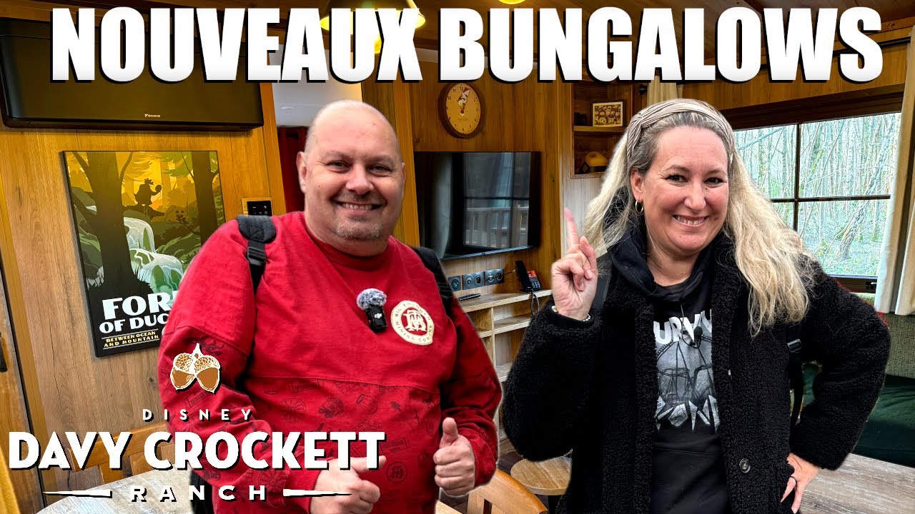 DECOUVERTE DES NOUVEAUX BUNGALOWS A L'HOTEL RANCH DAVY CROCKETT A DISNEYLAND PARIS